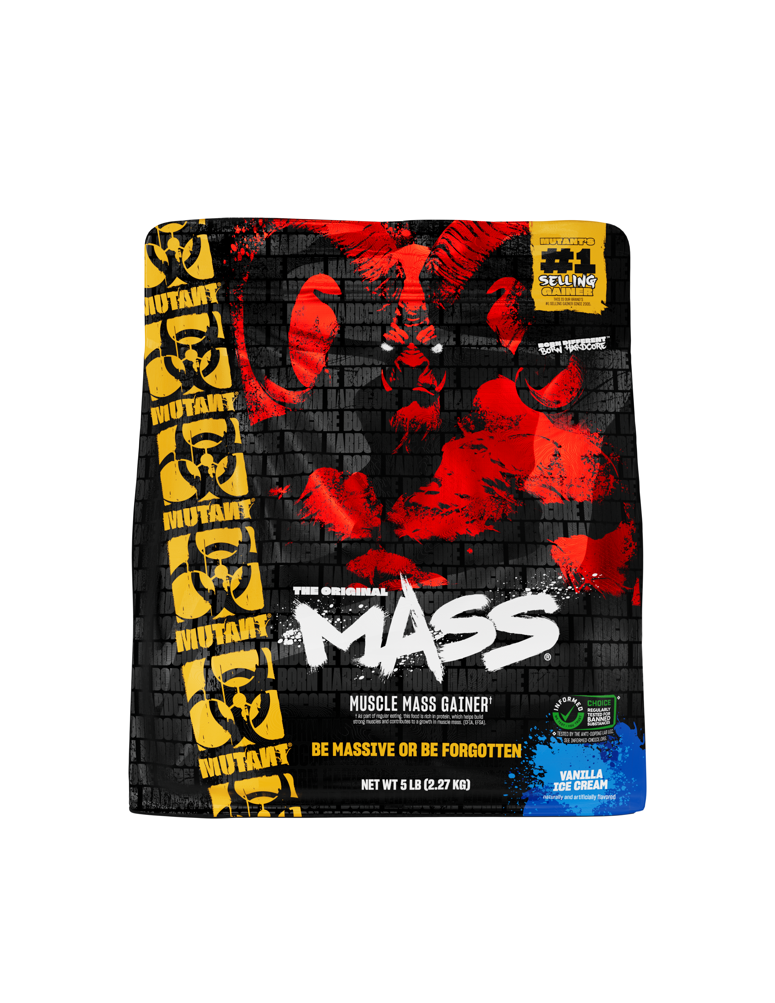 Bolsa de Mutant Mass ganador de peso 2270 g sabor vainilla