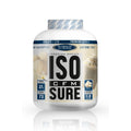 Envase de proteína aislada ISO Sure de BluHealth sabor vainilla