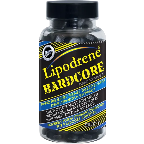 Lipodrene Hardcore with Ephedra 90 cápsulas — Hi-Tech Pharmaceuticals