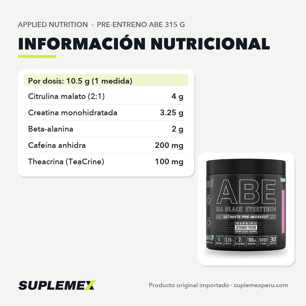 Información nutricional