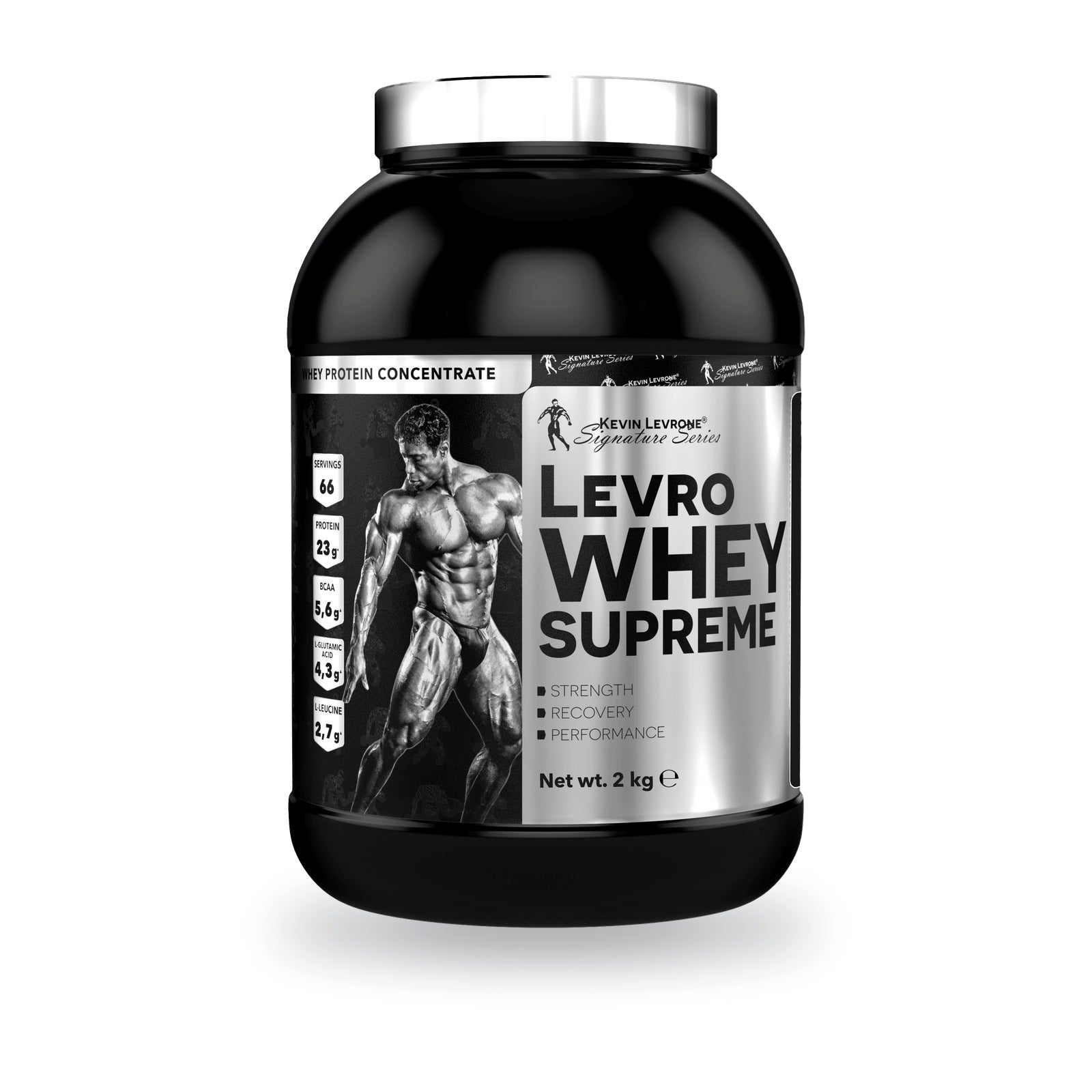 Proteína Levro Whey Supreme Kevin Levrone 2kg | 67 servicios | Recuperación y masa muscular