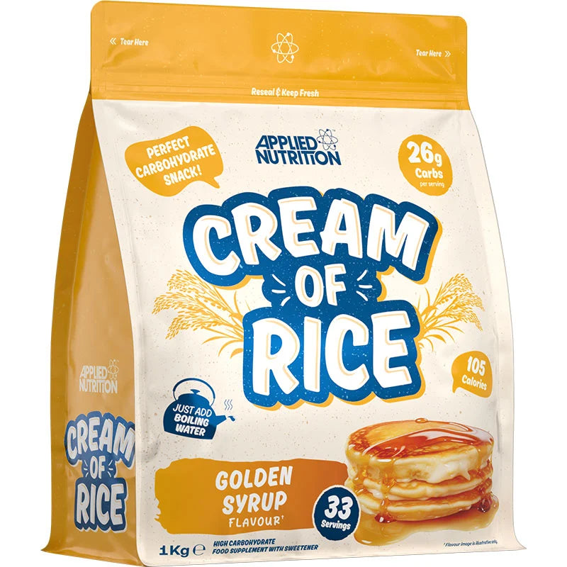 Envase de Crema de Arroz Golden Syrup de Applied Nutrition de 1 kg