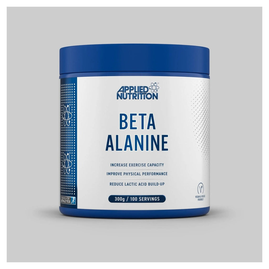 Beta-alanina pura en polvo Applied Nutrition 300 g | 100 servicios | 3000 mg de beta-alanina por medida de 3 g