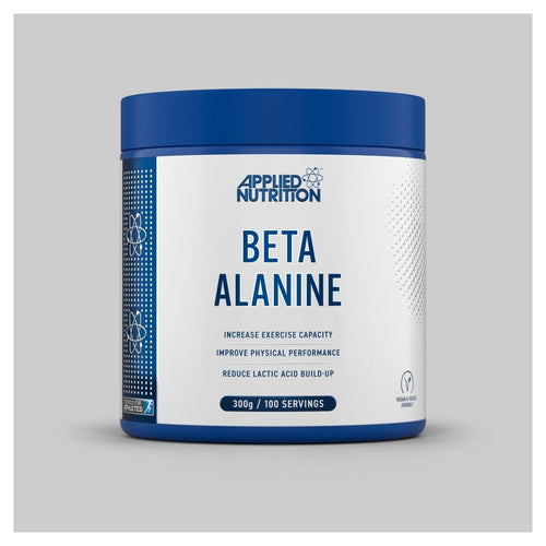 Beta-alanina pura en polvo Applied Nutrition 300 g | 100 servicios | 3000 mg de beta-alanina por medida de 3 g