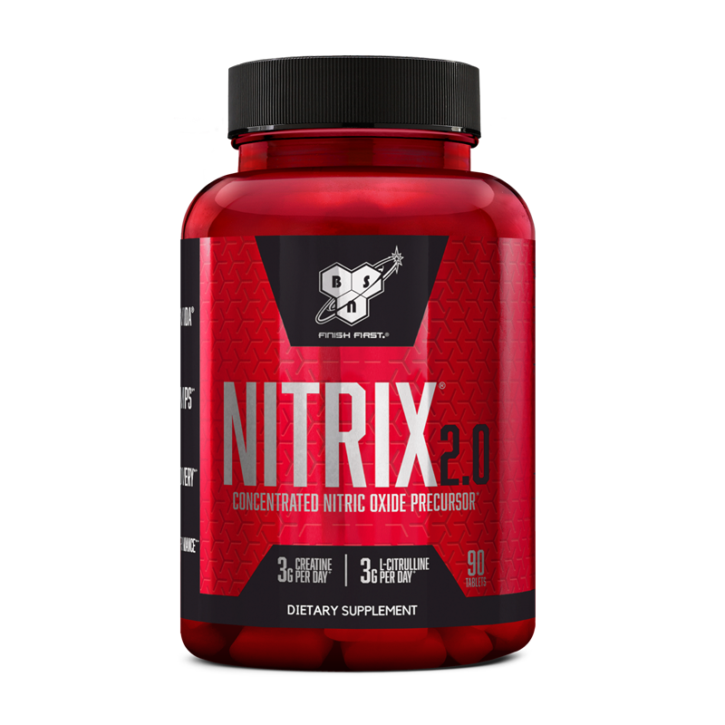 Frasco de Nitrix 2.0 90 tabletas de BSN