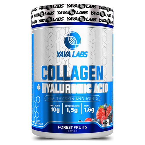 Vitaminas collagen +hyaluronic acid Yava Labs 400 gr | 20 tomas de 20 g en el envase de 400 g