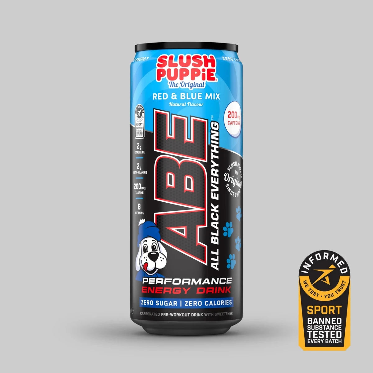 Bebida Energizante Performance 330 ml Applied Nutrition, envase frontal.