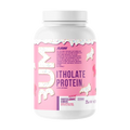 Pote de BUM Itholate Protein de RAW Nutrition, sabor Frosted Frenchie Cookie, 2 lb, etiqueta rosa