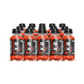 Quince botellas de X-B de 135 mL con liquido naranja y etiqueta negra, sobre fondo blanco