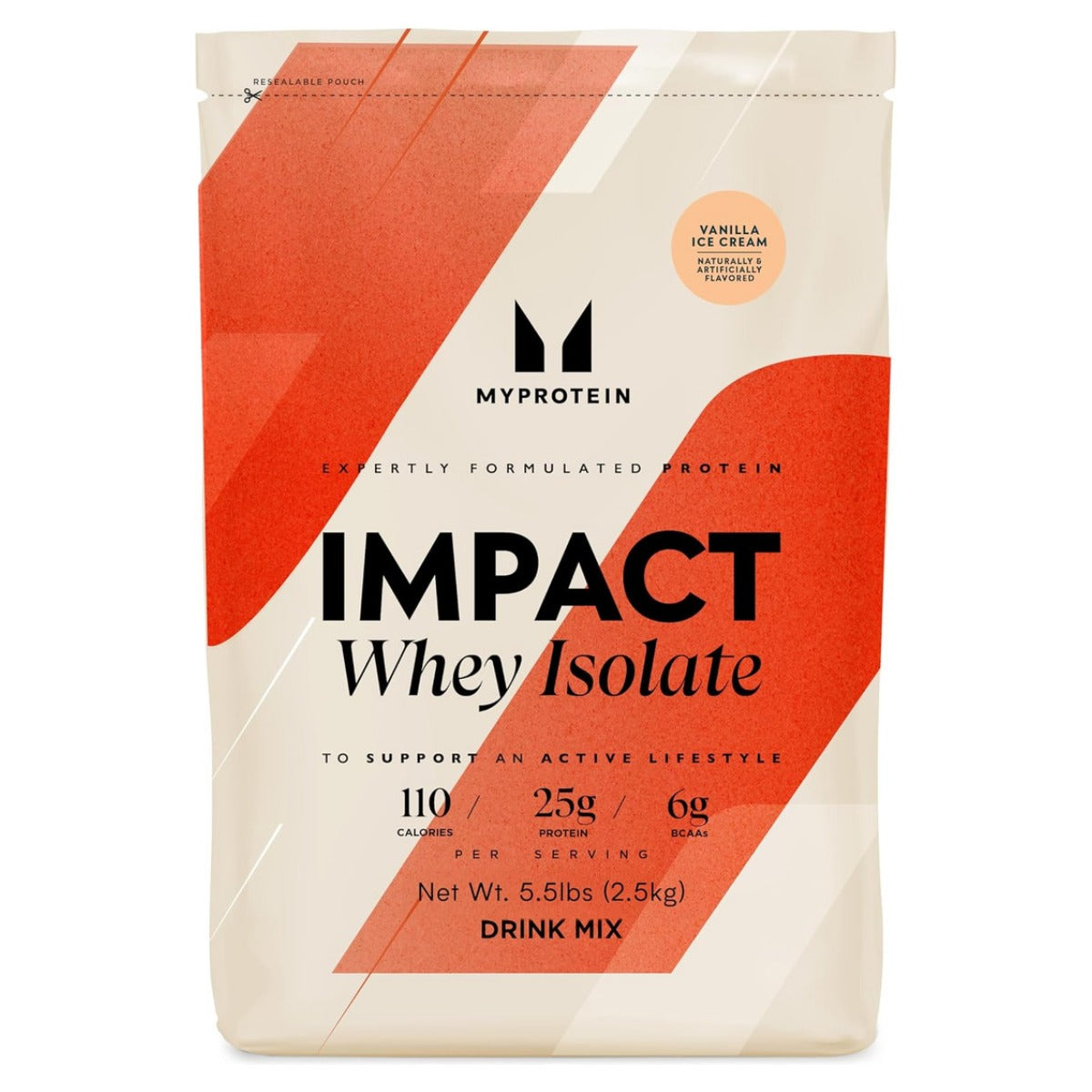 Proteinas isolatadas impact whey isolate Myprotein 2.5 kg | Cada batido de 30 g te da 25 g de proteína