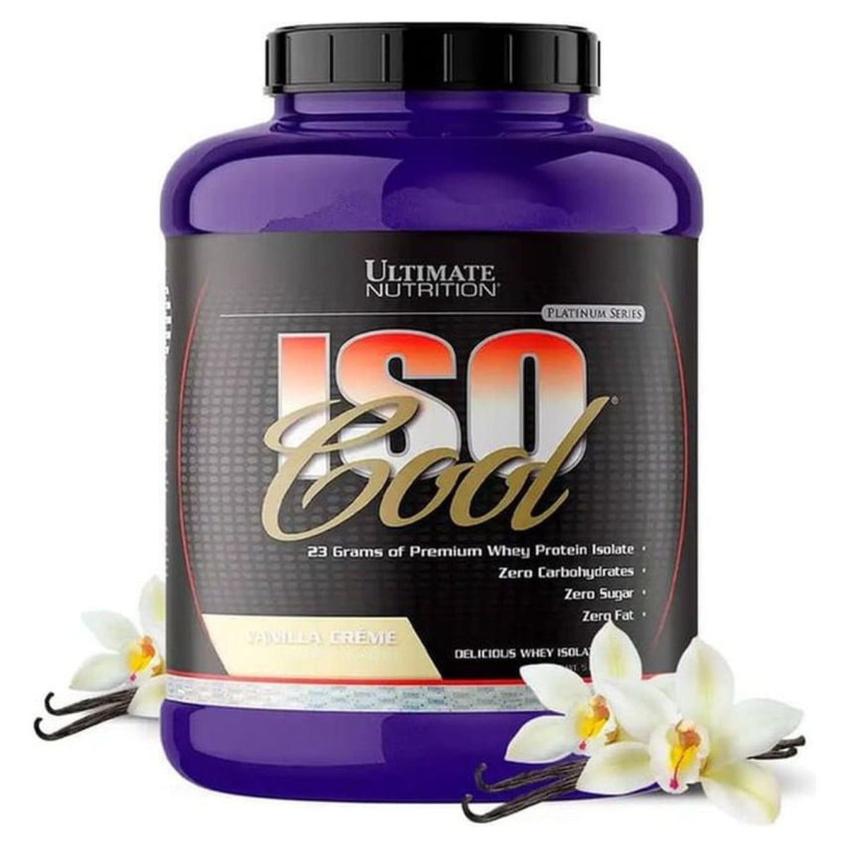 Proteinas isolatadas iso cool vainilla Ultimate Nutrition 5 lb | 23 g de proteína aislada por medida de 26 g