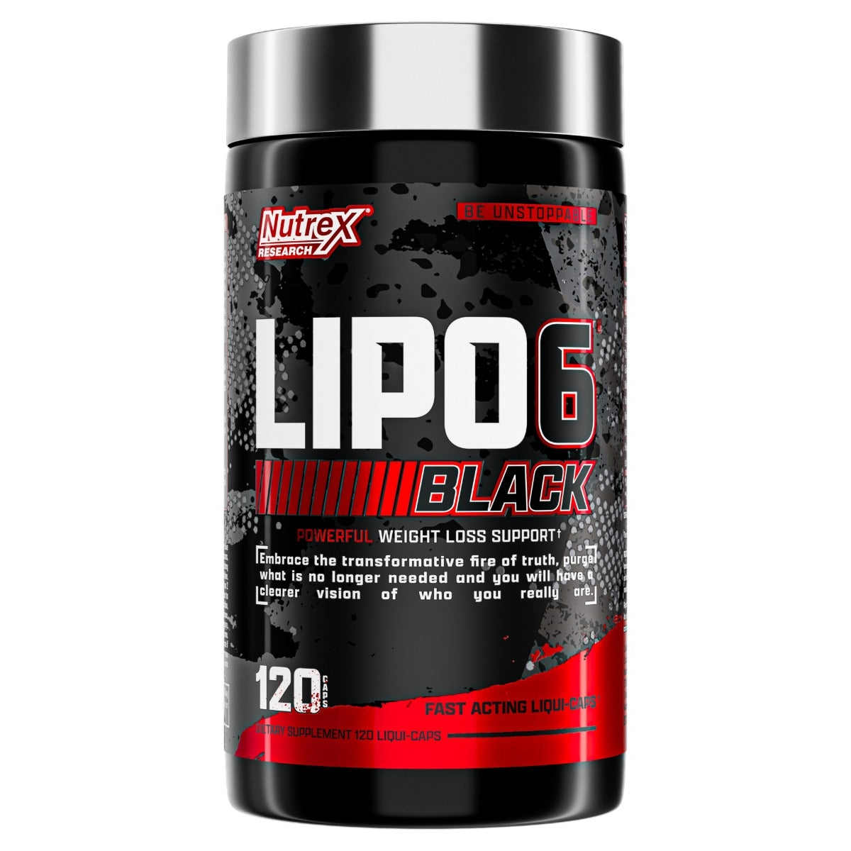 Quemadores de grasa lipo 6 black ultraconcentrado new Nutrex 60 caps | Energía en la mañana y la tarde: 200 mg de cafeína por toma