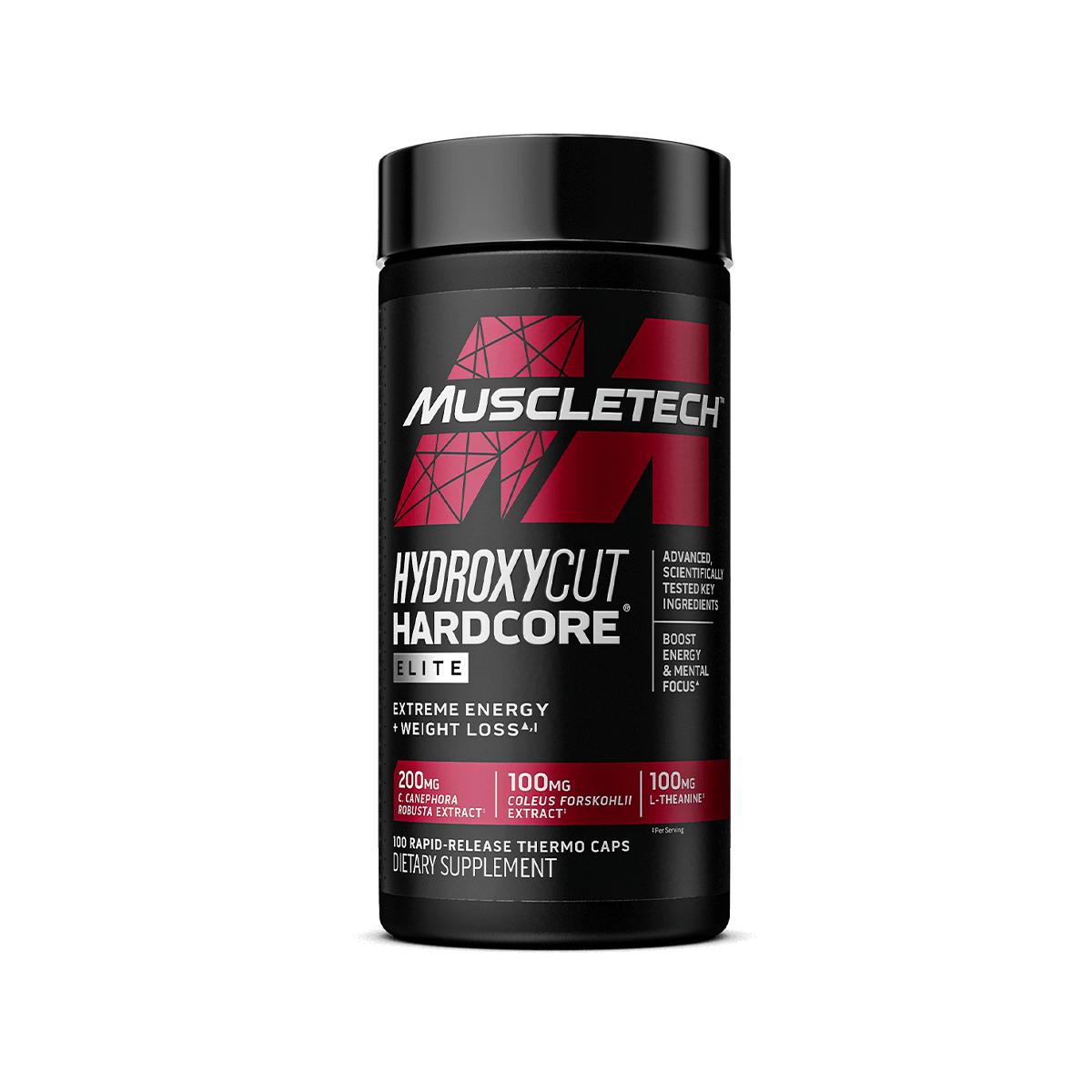 Hydroxycut Hardcore Elite 100 cápsulas — Muscletech