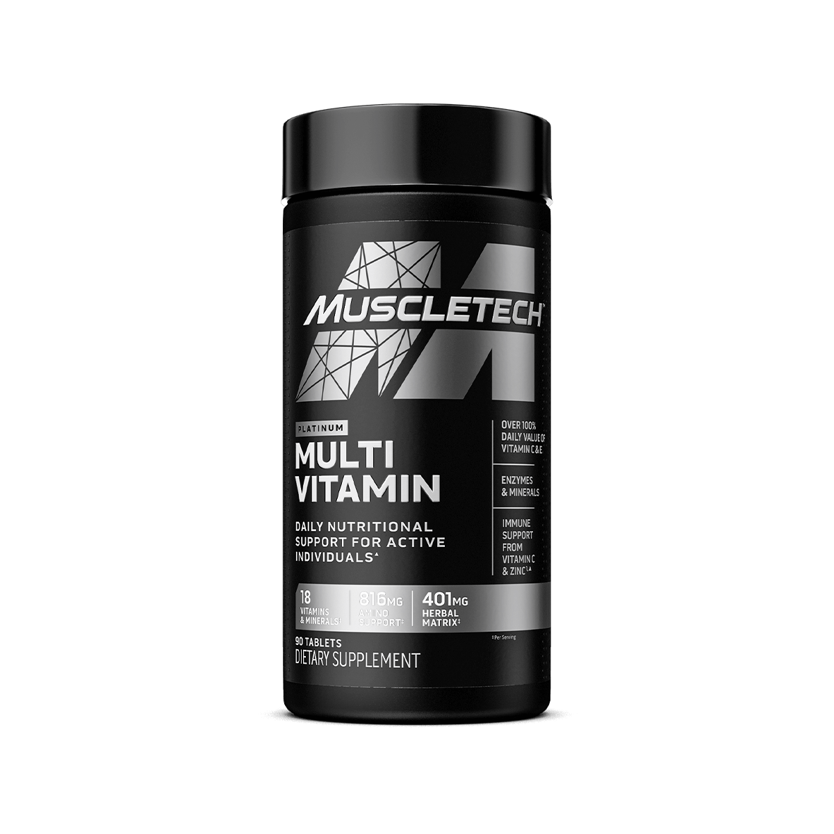 Platinum Multivitamin 90 cápsulas — Muscletech