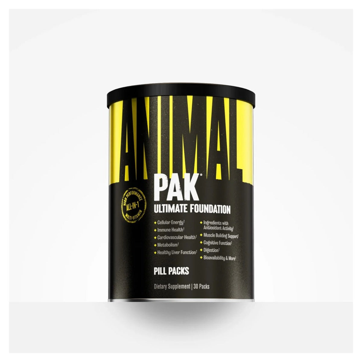 Multivitamínico en packs diarios Universal Nutrition 30 packs | 1 pack al día: 8 tabletas recubiertas