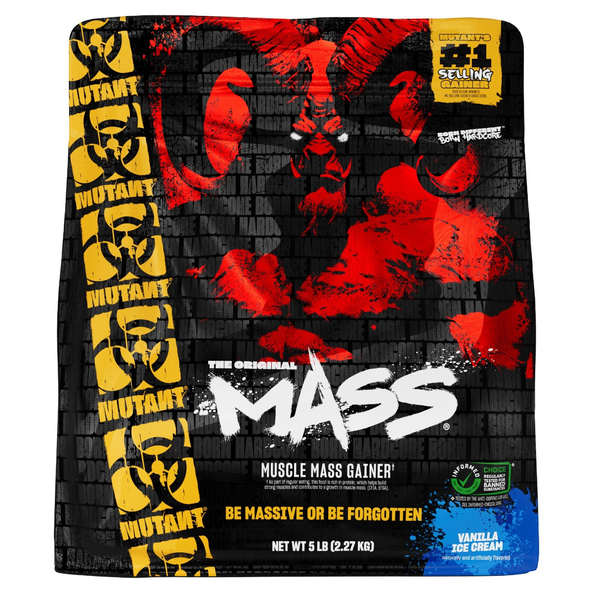 Ganadores de peso mutant mass Mutant 5 lb | 16 servicios | 550 kcal por dosis de 140 g · 16 servicios