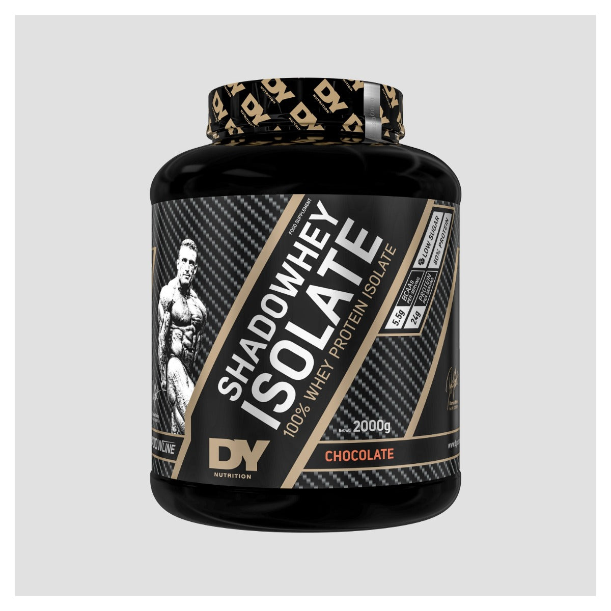 Proteína aislada DY Nutrition 2 kg | 66 servicios | 26 g de proteína por medida de 30 g.