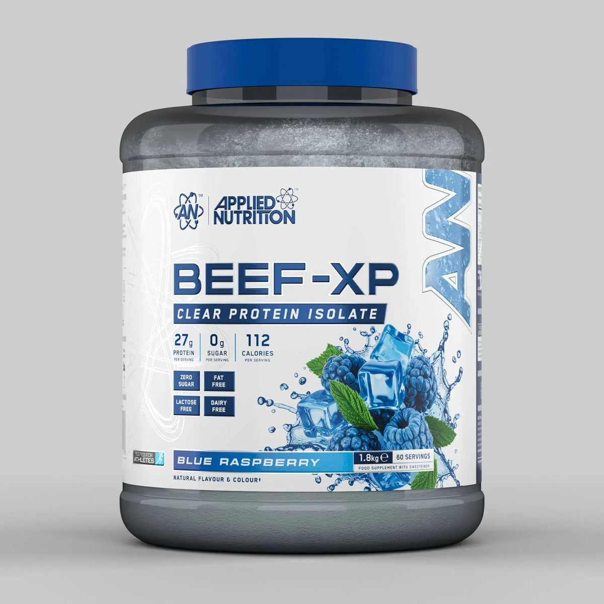 Proteína de Carne BEEF-XP Clear Isolate 1,8 kg Applied Nutrition, envase frontal.